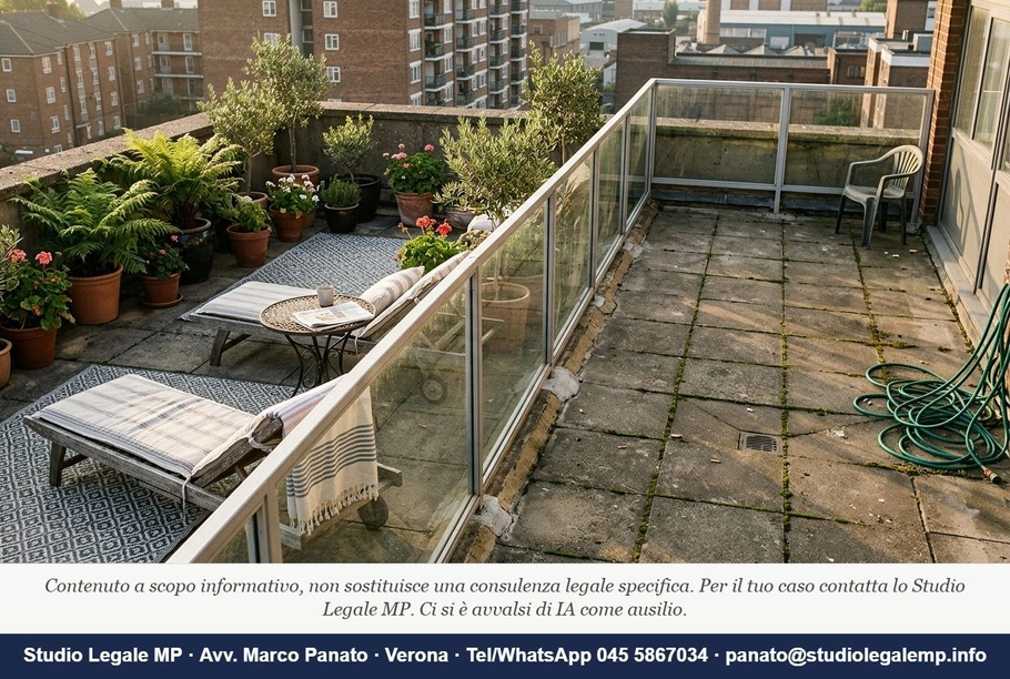 Tetto condominiale trasformato in terrazza privata: i limiti - Studio Legale MP - Verona