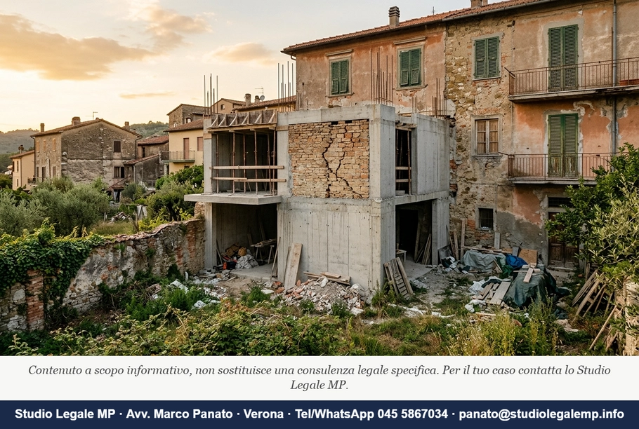 Sanatoria abuso edilizio: la doppia conformità non si negozia - Studio Legale MP - Verona