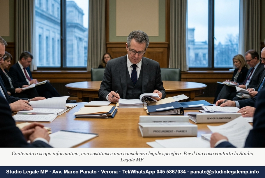 Stazione appaltante in giudizio: come difendere l'esclusione - Studio Legale MP - Verona