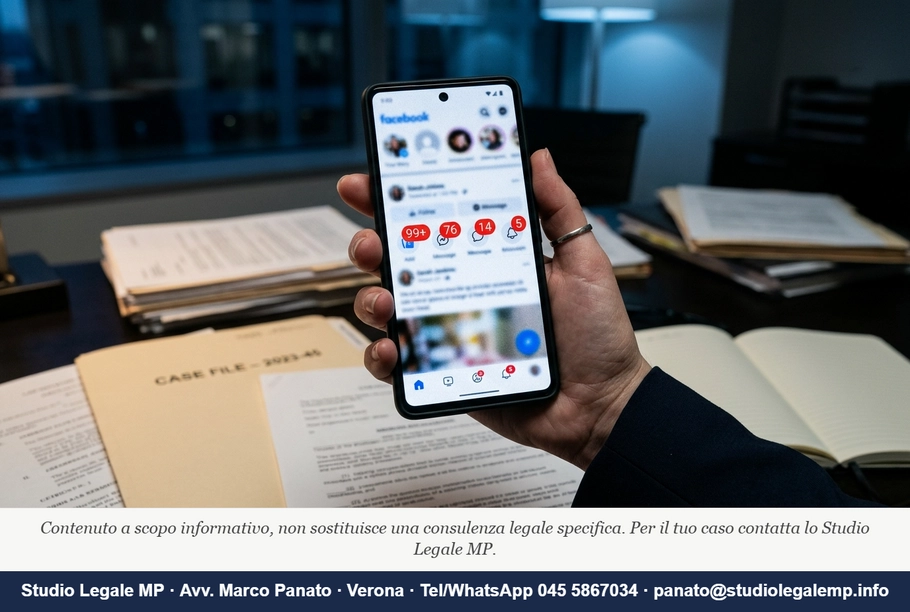 Diffamazione social: la prova digitale che salva (o perde) il caso - Studio Legale MP - Verona