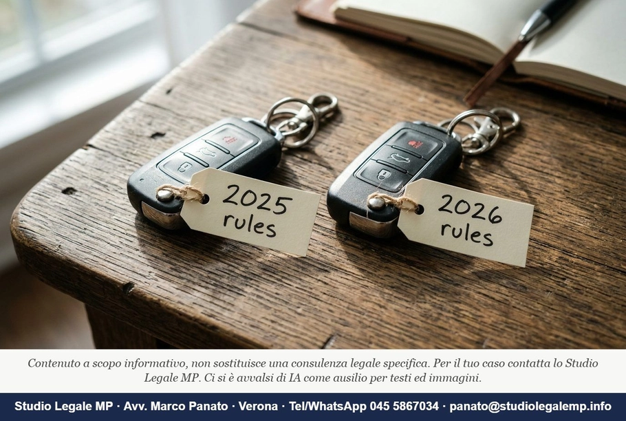 Fringe benefit auto e PEX: errori da evitare nel 2026 - Studio Legale MP - Verona