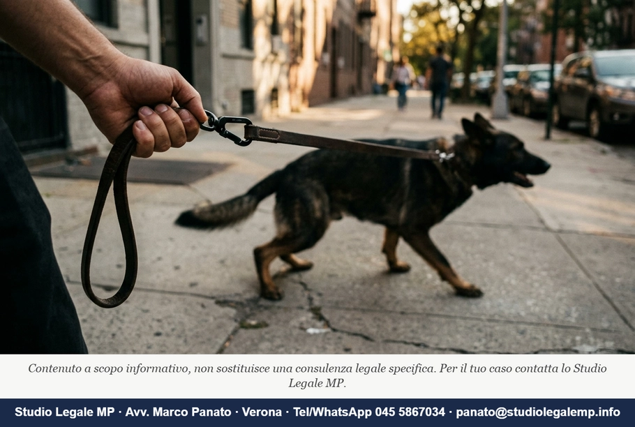 Morso di cane: quando paga il proprietario - Studio Legale MP - Verona