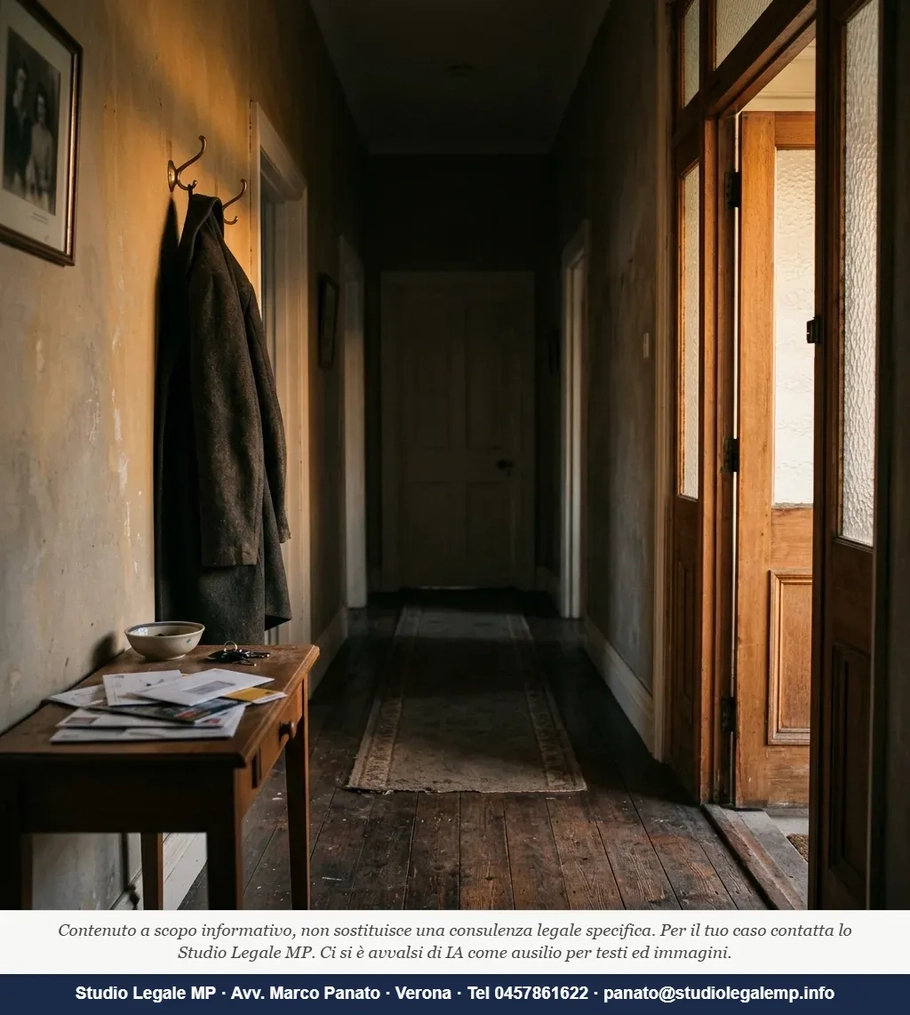 Resto in casa dopo la morte del padre: divento erede? - Studio Legale MP - Verona