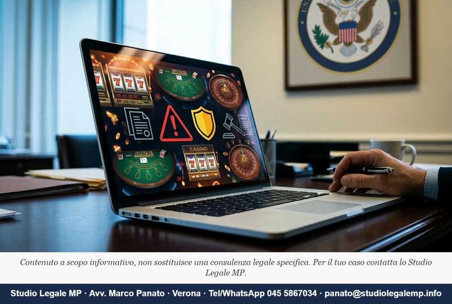 Vincite non pagate dal casino online: chi risponde? - Studio Legale MP - Verona