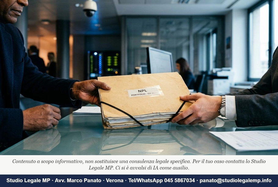 Servicer NPL: autorizzazione Banca d'Italia e rischi operativi - Studio Legale MP - Verona