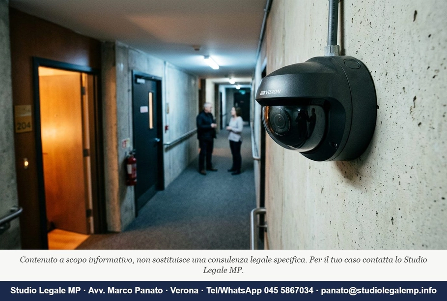 Telecamera in condominio: quando scatta il GDPR - Studio Legale MP - Verona