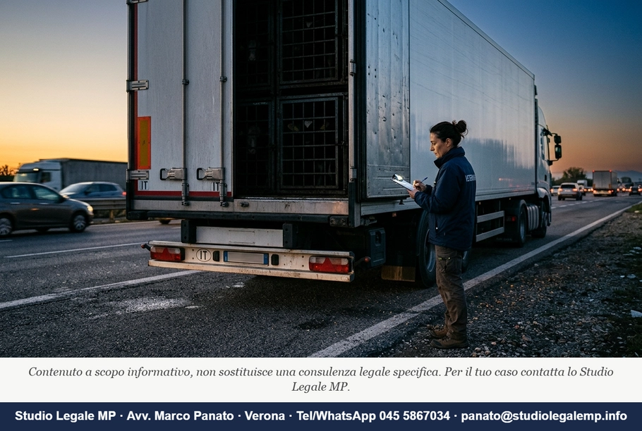 Trasporto animali: quando scatta il reato - Studio Legale MP - Verona