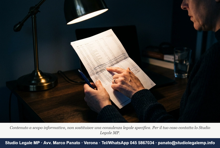 Commissioni conto corrente illegittime: come recuperarle - Studio Legale MP - Verona