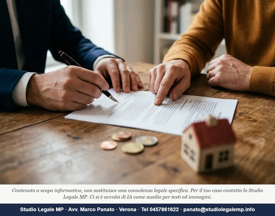 Rent to buy: come proteggere l'acconto se non si compra - Studio Legale MP - Verona