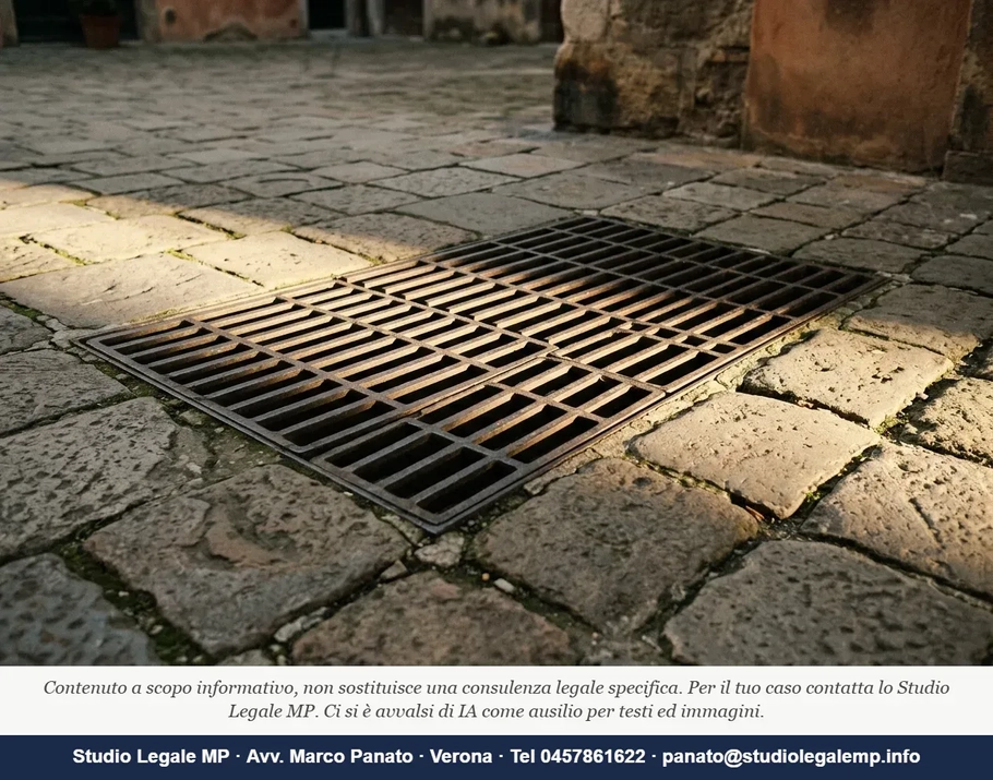 Bocche di luce cortile: 3 errori che costano il ripristino - Studio Legale MP - Verona