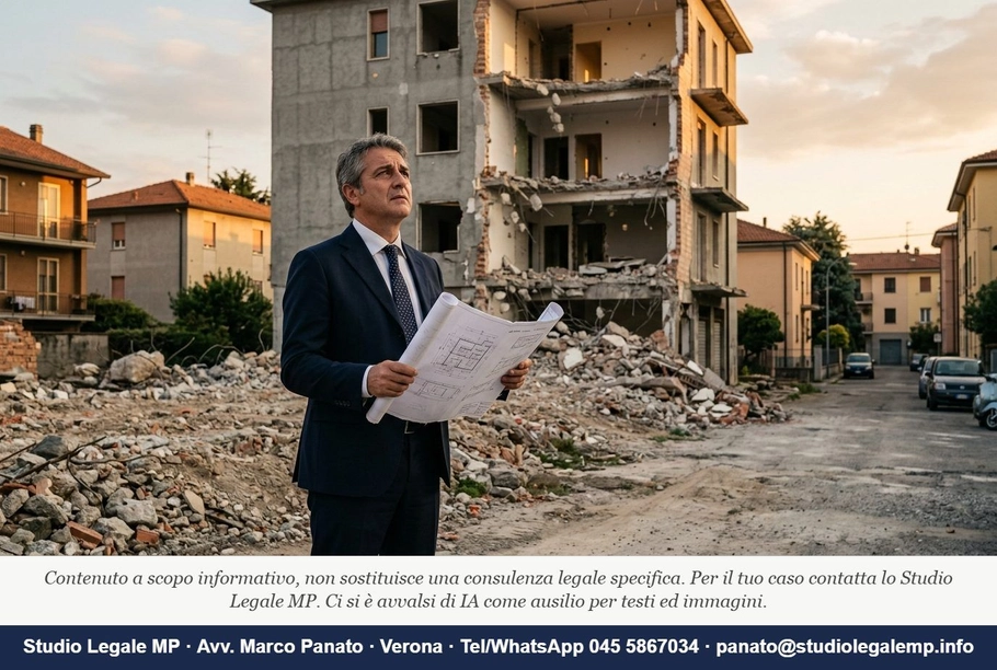 Sanatoria abuso edilizio: 5 rischi per l'acquirente - Studio Legale MP - Verona