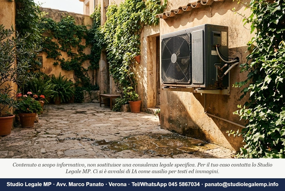 Condizionatore sul muro condominiale: quando va rimosso? - Studio Legale MP - Verona