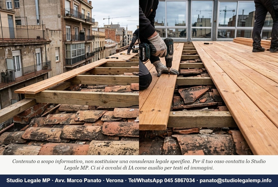 3 rischi economici se trasformi il tetto in terrazza esclusiva - Studio Legale MP - Verona