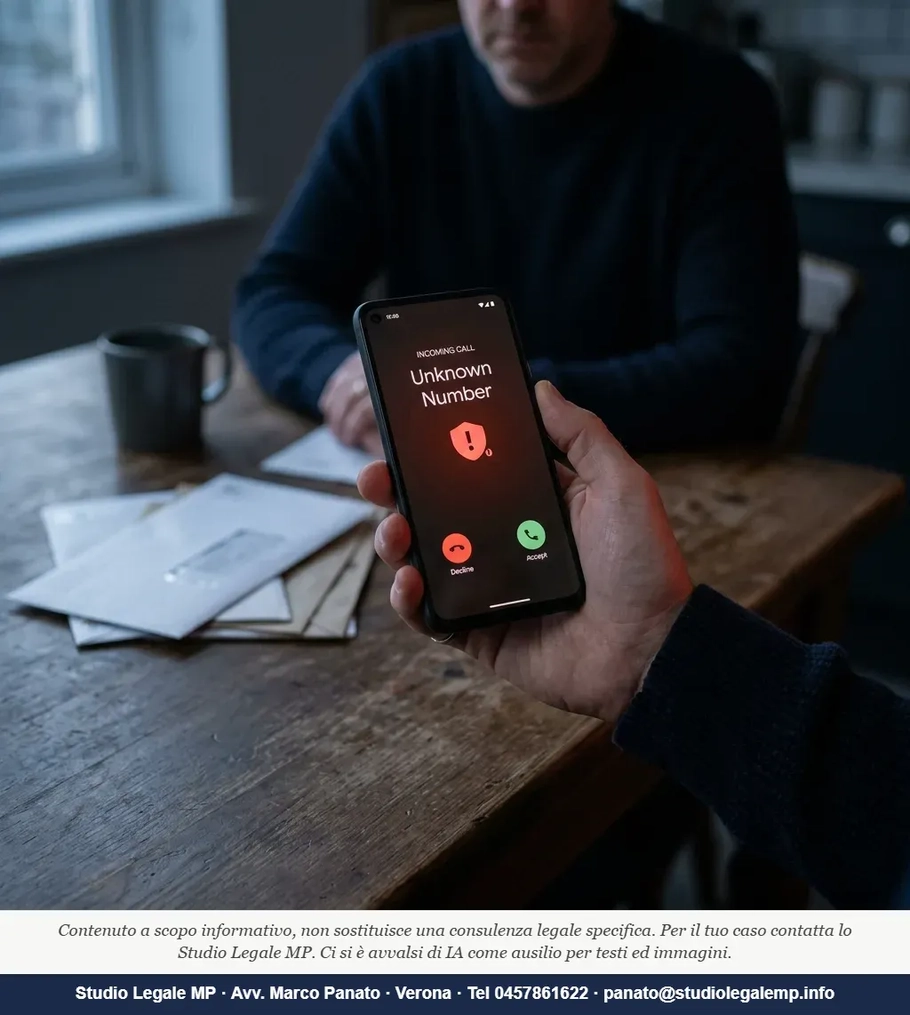 Telemarketing spoofing: puoi chiedere i danni al TLC? - Studio Legale MP - Verona