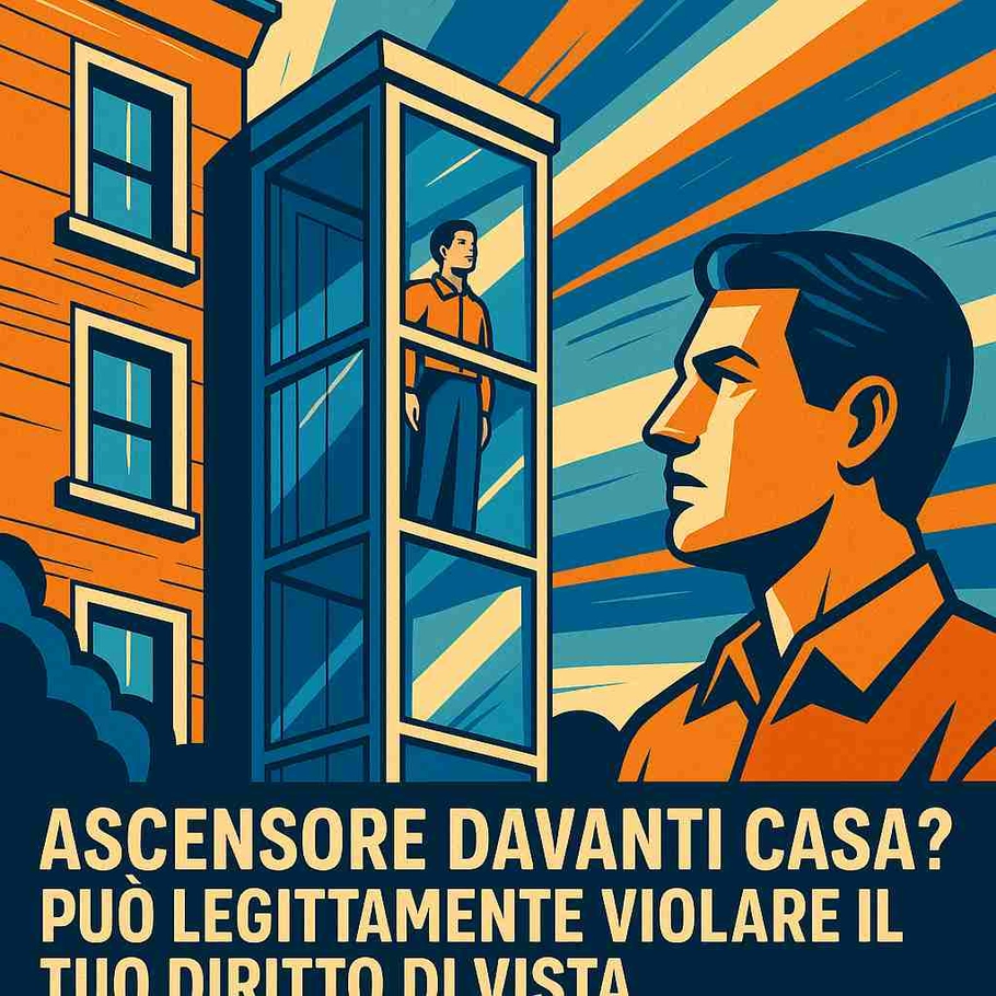 Ascensore davanti casa? Puoi opportunamente violare il tuo diritto di vista - Studio Legale MP - Verona