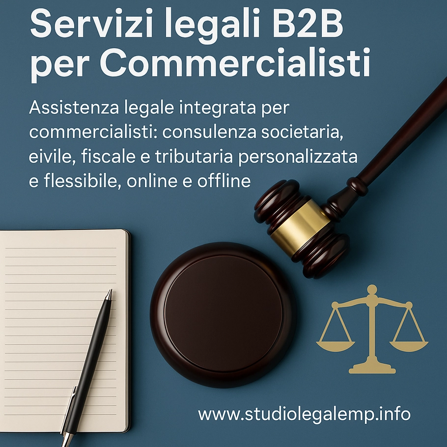 Servizi legali B2B per Commercialisti - Studio Legale MP - Verona
