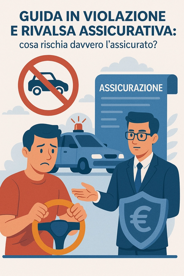 Guida in violazione e rivalsa assicurativa: cosa rischia davvero l’assicurato? - Studio Legale MP - Verona
