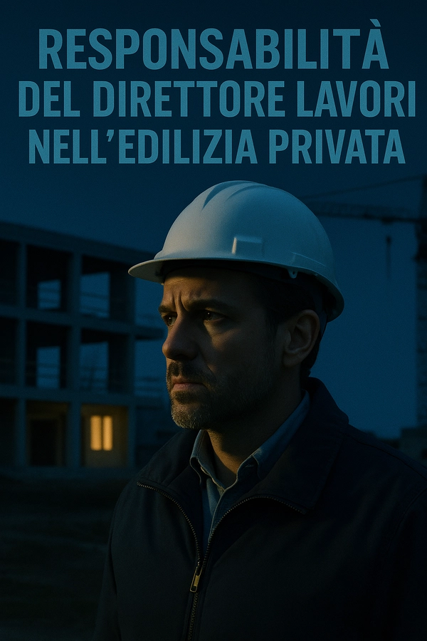 Responsabilità del direttore lavori nell’edilizia privata: profili e cautele contrattuali alla luce della più recente giurisprudenza - Studio Legale MP - Verona