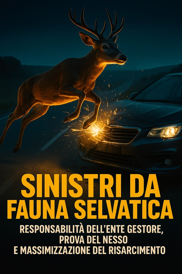 Sinistri da fauna selvatica: responsabilità, nesso e risarcimento - Studio Legale MP - Verona