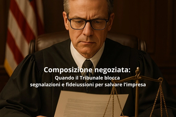Composizione negoziata: Quando il Tribunale blocca segnalazioni e fideiussioni per salvare l’impresa - Studio Legale MP - Verona