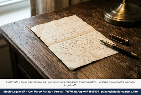 Testamento olografo: nullità o annullabilità? - Studio Legale MP - Verona