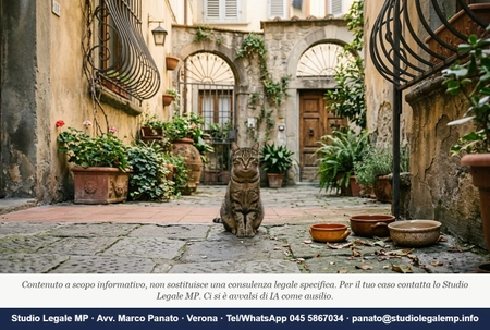 Colonie feline: chi risponde dei danni in Italia - Studio Legale MP - Verona