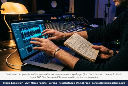 AI e musica: attenzione al prompt, rischi il copyright - Studio Legale MP - Verona