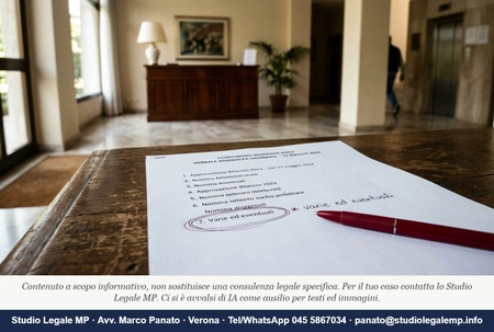 4 errori OdG assemblea che invalidano le delibere - Studio Legale MP - Verona