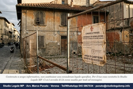 Ordine demolizione abuso edilizio: il tempo non sana - Studio Legale MP - Verona
